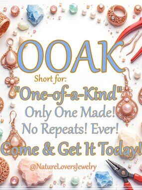 BUY, WEAR & GIFT HANDMADE JEWELRY! Why? Unique & Made with ♥ Care. Buy American!